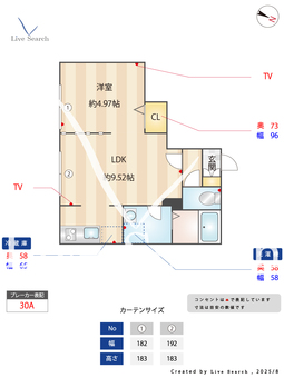 Branche住吉EAST 405 【福岡県博多駅】 の間取り図