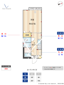 メゾンソレイユ 102 【東京都富士見ヶ丘駅】 の間取り図