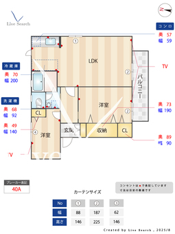 カサ・フィオーレFG 205 【和歌山駅】 の間取り図
