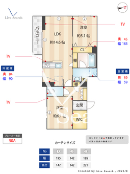 ルベール 201 【東高円寺駅】 の間取り図