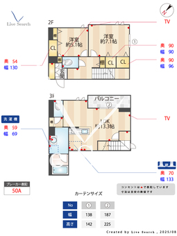 モンコンフォート 203 【相模大野】 の間取り図