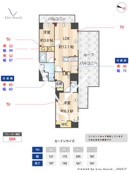 S-RESIDENCE高島平asolea 904 【 西台駅】 の間取り図