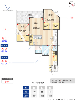ベルソネット 301 【埼玉県東川口】 の間取り図