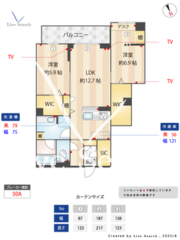 ラグレース　ソルス 102 【埼玉県川越市駅】 の間取り図