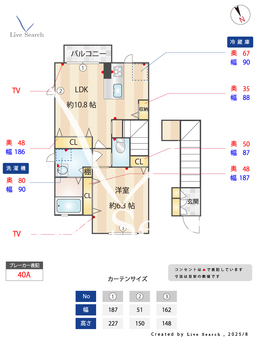 コンポステラ東赤塚 201 【茨城県赤塚】 の間取り図