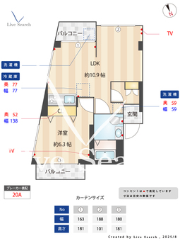 リバーサイドツルミ 201 【神奈川県綱島駅】 の間取り図