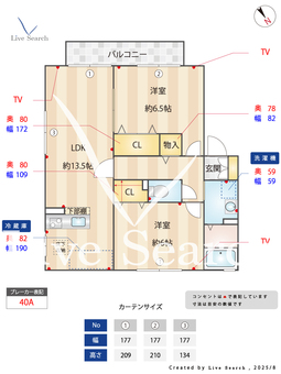 ディアコート 101 【東京都狛江駅】 の間取り図