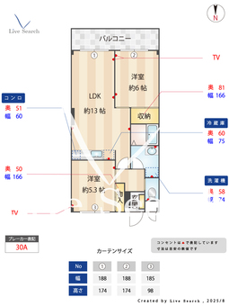 酒井ビル 202 【埼玉県吉川】 の間取り図