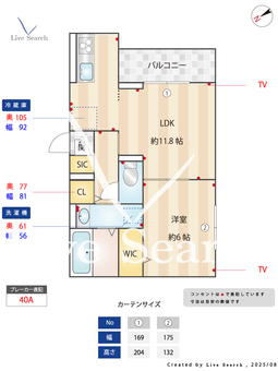 D Paina Yabe　2 301 【神奈川県矢部駅】 の間取り図