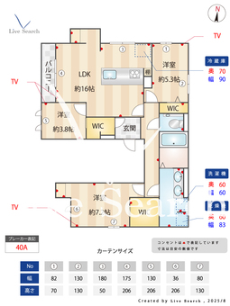 MD  TORISIA 201 【阪和線　鶴ケ丘駅】 の間取り図