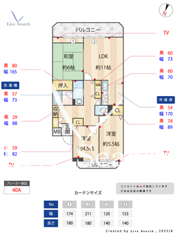 パレ・ヴェール 206 【東京都石神井公園駅】 の間取り図