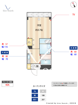 フェリーチェ 502 【新千葉駅】 の間取り図