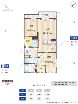 シャロームガーデン水前寺 101 【水前寺駅】 の間取り図