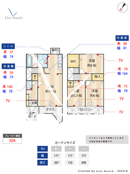 四季の森 2 【越谷駅】 の間取り図