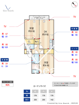 ドエル59 203 【東京都豊田駅】 の間取り図