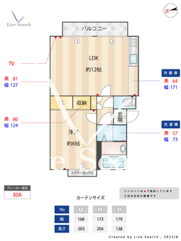 プレジール千里Ⅰ 201 【JR千里丘】 の間取り図