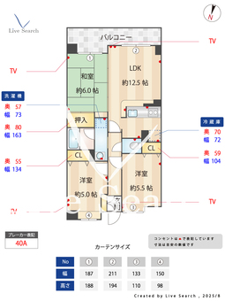 ファーロ 604 【武蔵中原】 の間取り図