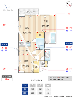 コントレール 101 【豊田駅】 の間取り図