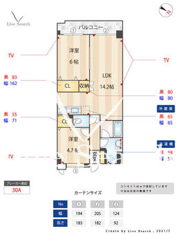 エンゼルハイム平尾第1 302 【福岡県平尾駅】 の間取り図