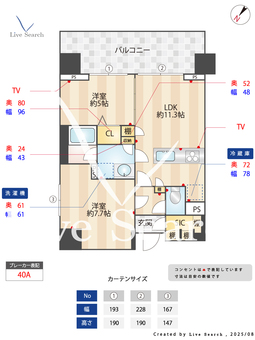 LUXENA+ OTO南千住 201 【 南千住駅】 の間取り図