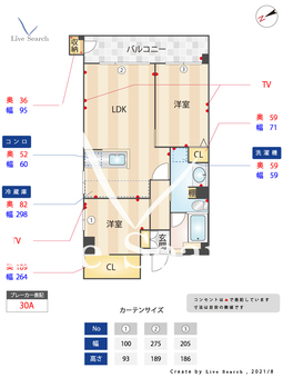 FOX Bld. 301 【福岡県大橋駅】 の間取り図