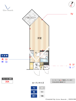 コンドミニアムメイ大倉山 321 【神奈川県大倉山駅】 の間取り図