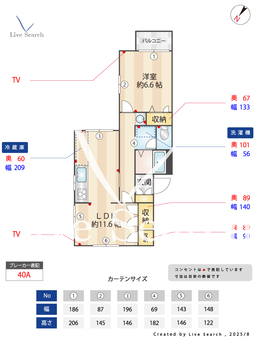 ハイツ西蔵 201 【阪神電鉄本線 芦屋駅 徒歩10分】 の間取り図