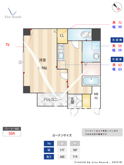 ネバーランド 101 【三ノ宮駅】 の間取り図