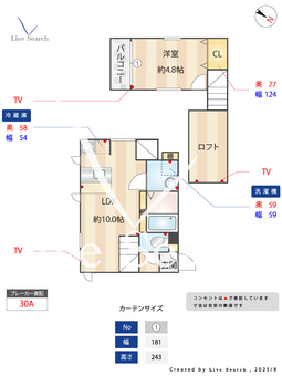 CB天神クレア 103 【福岡県地下鉄七隈線「天神南駅」】 の間取り図