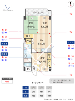 グランメール成城 303 【仙川駅】 の間取り図