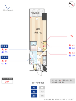 S-RESIDENCE金山altano 801 【愛知県西高蔵駅】 の間取り図