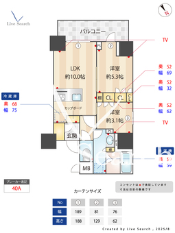  Alivis十条 201 【十条駅】 の間取り図