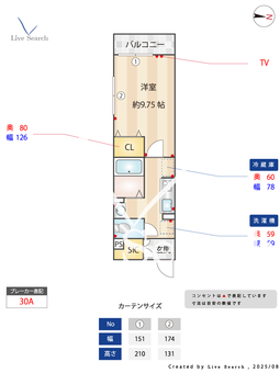 グラントゥーレ 201 【埼玉県大袋駅】 の間取り図
