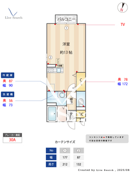 レセンテ南越谷 201 【埼玉県南越谷駅】 の間取り図