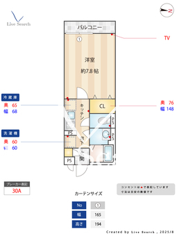 イクシオ 上平間 201 【神奈川県平間駅】 の間取り図