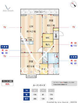 エスポワール宮原 303 【埼玉県湘南新宿ライン高崎線東海道線　宮原駅　徒歩15分】 の間取り図