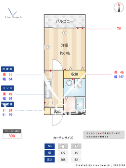 プランタンはすぬま 201 【蓮沼駅】 の間取り図