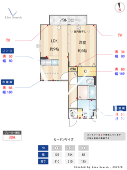 プランドールⅠ 201 【東京都亀有駅】 の間取り図
