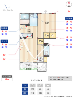 シャーメゾン岩出 103 【和歌山県下井阪駅】 の間取り図