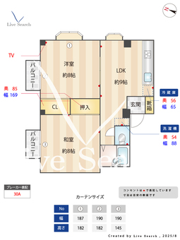 新川マンション 201 【東京都高井戸駅】 の間取り図