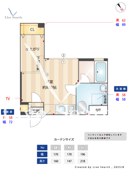 蔵創武蔵小山 403 【東京都武蔵小山駅】 の間取り図