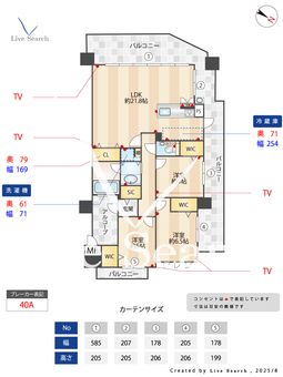 フリーディア大橋プレミアム 201 【福岡県大橋駅】 の間取り図