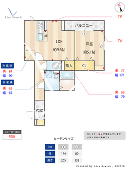 Asset-Court堀之内 302 【東京都京王堀之内】 の間取り図