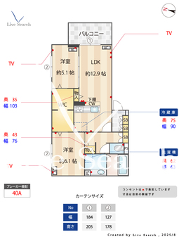 Maison　Espoir　Ⅳ 302 【大阪府大阪メトロ堺筋線　天下茶屋駅】 の間取り図