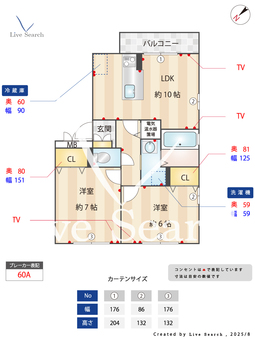 モンソレーユ A301 【埼玉県入間市駅】 の間取り図