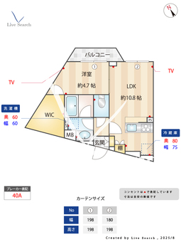 Alivis新江古田 106 【東京都新江古田駅】 の間取り図