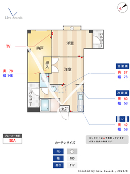 リバーサイド杉山 301 【神奈川県京急富岡】 の間取り図