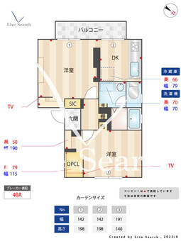 ラフォーレ里 201 【熊本県新水俣駅】 の間取り図