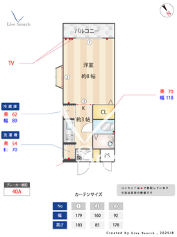 クリスタルハイツ相模台 201 【神奈川県小田急相模原駅】 の間取り図