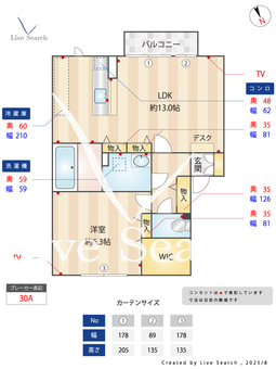 森甚C 202 【埼玉県本川越駅】 の間取り図